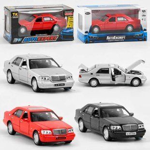 Машина металопластик LF - 43189 "Авто Експерт", 3 кольори, 1:32, світло, звук, інерція, відчиняються двері, LF - 43189 фото