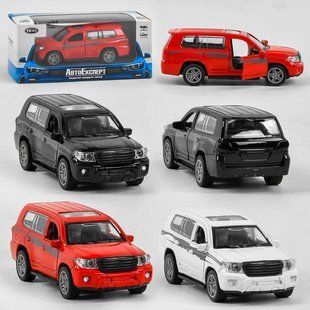 Машина металопластик S 22066 (96/2) "АвтоЕксперт", 3 кольори, інерція, відчиняються дверцята, у коробці S 22066 фото