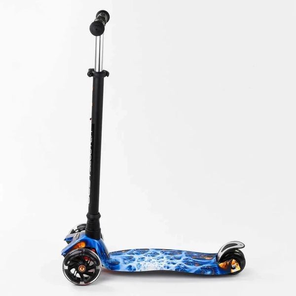 Самокат триколісний MAXI 779-1505 Best Scooter, колеса PU, зі світлом, висота від 77 см до 86 см 779-1505 фото