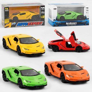 Машина металопластик LF - 49102 "Авто Експерт", 4 кольори, 1:32, світло, звук, інерція, відчиняються двері, LF - 49102 фото