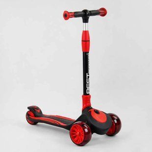 Триколісний самокат дитячий складаний із широкими колесами С-01618 Best Scooter, кермо 66 до 77 см С-01618 фото