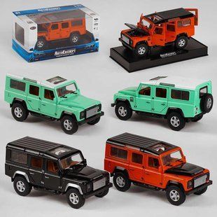 Джип металопластик LF - 60821 "Авто Експерт", 3 кольори, 1:32, світло, звук, інерція, відчиняються двері, LF - 60821 фото