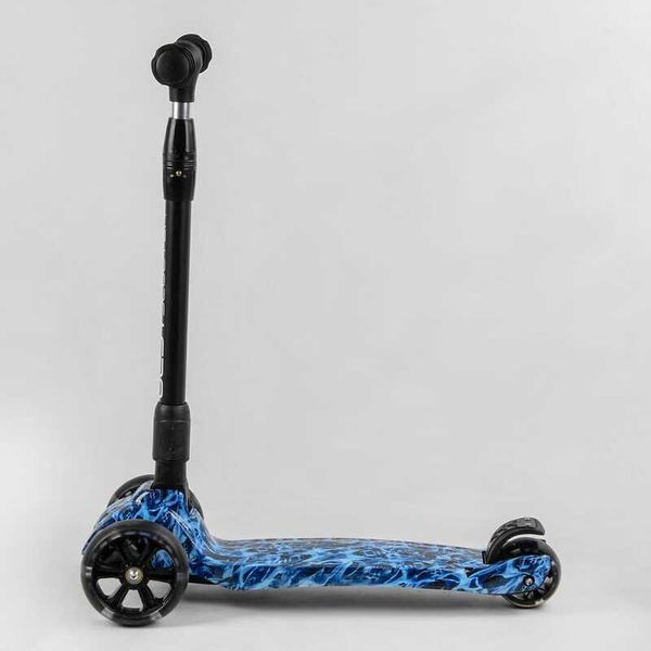 Складаний дитячий самокат триколісний Best Scooter 24-601 MAXI, кермо 5 положень, висота від 69-90см 24-601 фото