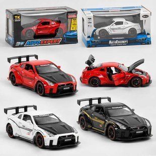 Машинка 700701 "Авто Експерт", 3 кольори, металопластик, 1:32, світло, звук, інерція, відчиняються двері, 700701 фото