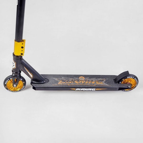 Дитячий трюковий самокат Best Scooter 95819 "Burning", колеса PU-110 мм, кермо 83 см 95819 фото
