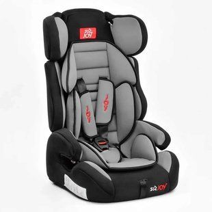 Автокрісло дитяче 9-36 з бустером Joy Е 1390 Сіре, група 1/2/3, від 9 місяців до 12 років Е 1390 фото