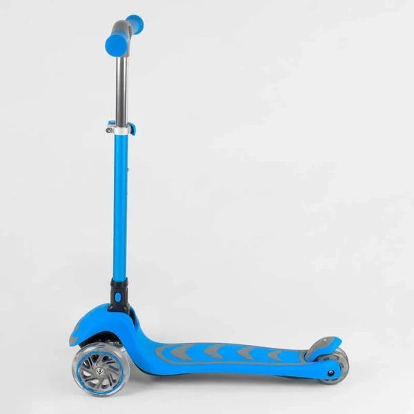 Складаний триколісний самокат від 2 до 5 років Best Scooter 38603 Блакитний, кермо від 69 до 79 см 38603 фото