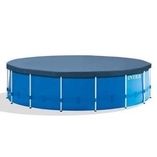 Кришка тент для круглого каркасного басейна 457 см Intex 28032 28032 фото