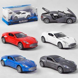 Машина металева 80032 W "Авто Експерт", 4 кольори, 1:32, світло, звук, інерція, відчиняються двері, багажник, 80032 W фото