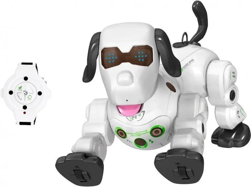 Собака-робот на радіокеруванні Robot Dog 777-602, Пукає парою, сенсорні зони, реагує на хлопавку 777-602 фото