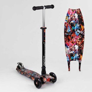 Самокат триколісний для дітей MAXI Best Scooter 779-1544, колеса PU зі світлом 779-1544 фото