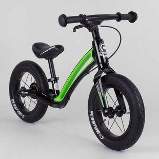 Велобіг дитячий із ручним гальмом Corso Prime C7 92197 з надувними колесами 12" і магнієвою рамою 92197 фото