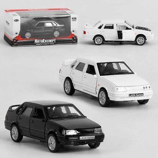 Машинка TK-2248 Lada Samara "Авто Експерт" 2 кольори, металопластик, 1:32, інерція, світло, звук, відчиняються TK - 2248 фото