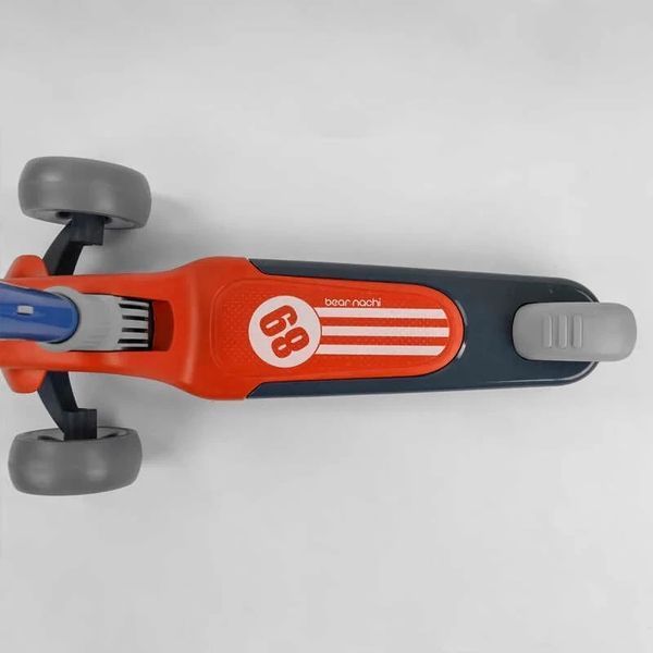 Дитячий складаний триколісний самокат від 3 років RS-9119 Best Scooter із широкими колесами, кермо до 77 см RS-9119 фото