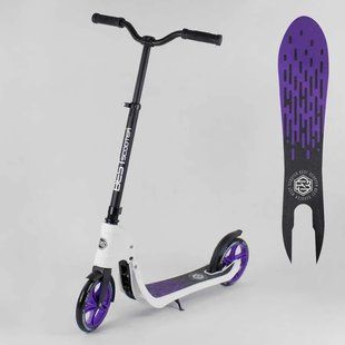Дитячий двоколісний самокат Best Scooter 90003 Фіолетовий, колеса PU 20 см, трюковий, кермо на 360&deg; 90003 фото