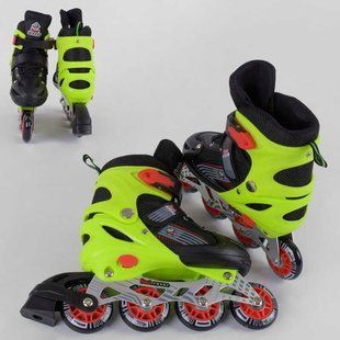 Детские ролики раздвижные, размер 34-37 Best Roller 90015-M, колеса PVC светящиеся (Роликовые коньки) 90015-М фото