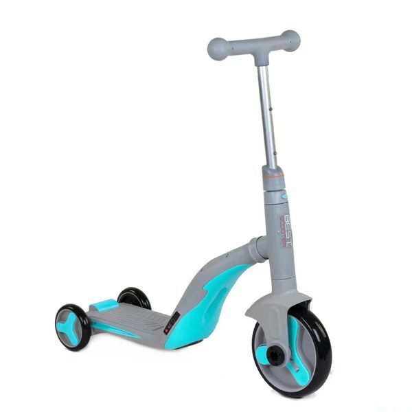 Дитячий самокат-велобіг-велосипед 3в1 JT 10181 Best Scooter, трансформер, 8 мелодій JT 10181 фото