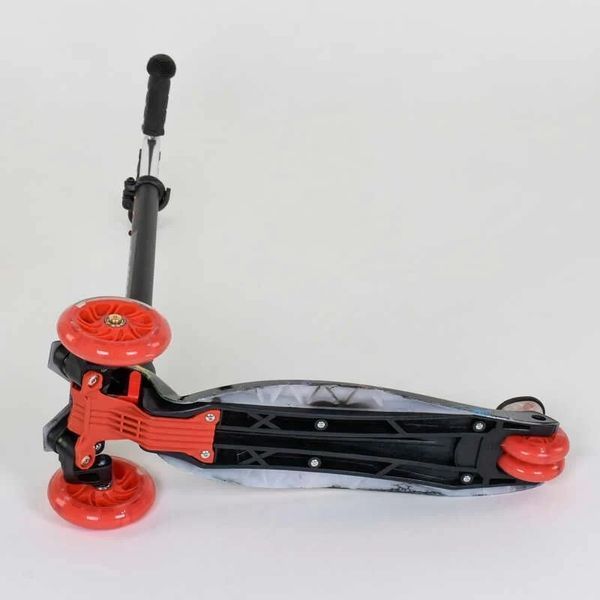 Дитячий самокат триколісний MAXI Best Scooter 779-1308, колеса PU зі світлом, висота 77-86 см 779-1308 фото