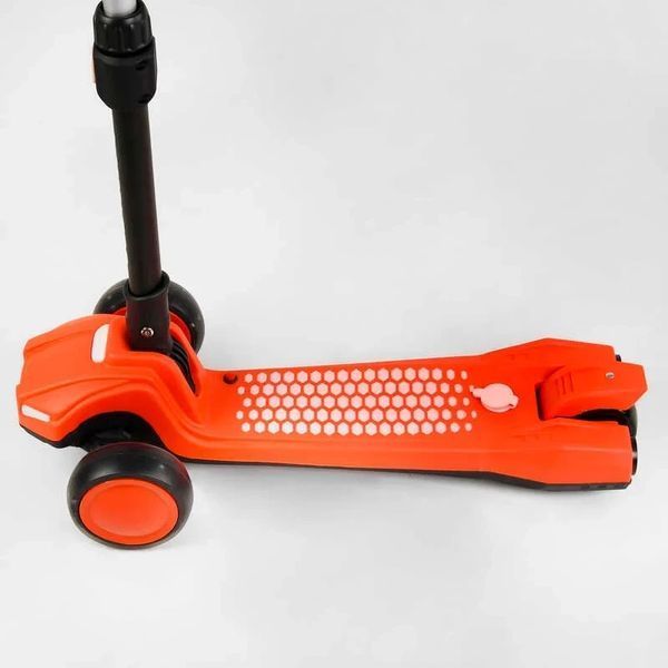 Самокат триколісний дитячий із димом Best Scooter LT-12857 Червоний, з парогенератором, світлом і звуками машини LT-12857 фото