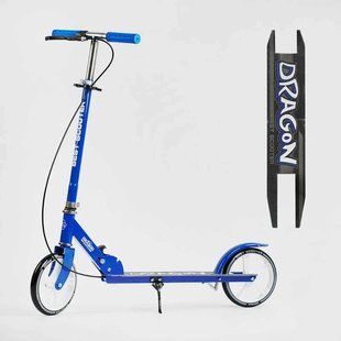 Самокат двоколісний дитячий із ручним гальмом D-83098 Best Scooter, колеса PU 20 см, до 70 кг D-83098 фото