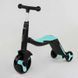 Дитячий самокат-велобіг-велосипед 3в1 JT 20255 Best Scooter, трансформер, 8 мелодій, Блакитний JT 20255 фото 8