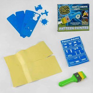 Планшет Magic Pad 3D для малювання D 6230, пензель, що світиться, 4 трафарети D 6230 фото