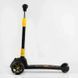 Триколісний самокат для хлопчика Best Scooter 15172 Бамблбі, зі світними колесами та дисками 15172 фото 3