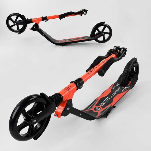 Дитячий двоколісний самокат Best Scooter 67450, від 5 років, до 100 кг, колеса PU 20 см, 1 амортизатор 67450 фото