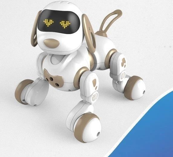 Радіокерований собака-робот Smart Robot Dog 18011, 2 кольори, розпізнавання жестів, рухає очима 18011 фото