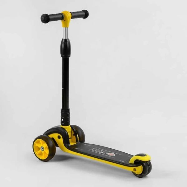 Дитячий триколісний самокат Best Scooter 84377, широкі колеса, кермо від 67-77 см 84377 фото