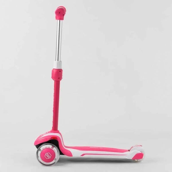 Самокат триколісний дитячий Best Scooter MX-70908 MAXI алюмінієве кермо, 3 колеса PU зі світлом MX-70908 фото