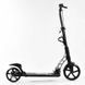Самокат двухколесный Best Scooter 92228 Черный, колеса PU 23см/20см, 2 амортизатора, дисковый тормоз, до 100кг 92228 фото 4
