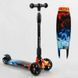 Складаний дитячий самокат триколісний Best Scooter 76-455 MAXI, кермо 5 положень, висота від 69-90см 76-455 фото 1
