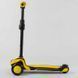 Самокат триколісний дитячий MAXI MX-80204 Жовтий Best Scooter, зі світними колесами PU, Жовтий MX-80204 фото 3
