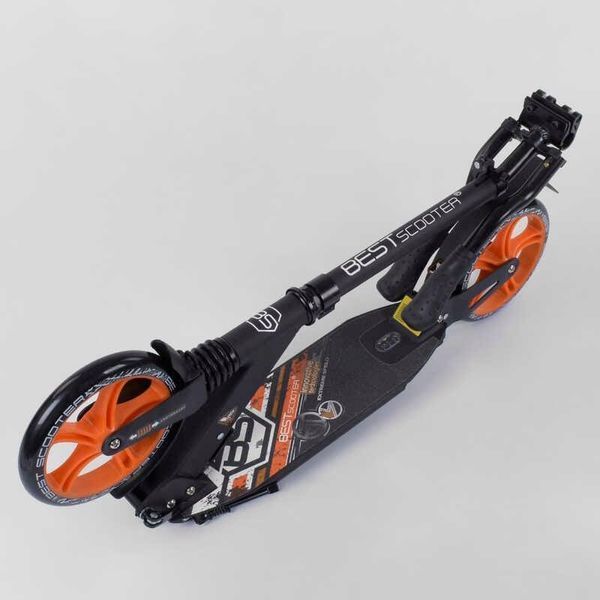 Дитячий двоколісний самокат 73133 Best Scooter, з колесами PU 20 см, 2 м'якою амортизаторами, до 100 кг 73133 фото