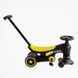 Каталка толокар велосипед триколісний Best Trike BST-7702 Жовтий, з батьківською ручкою BST-7702 фото 2