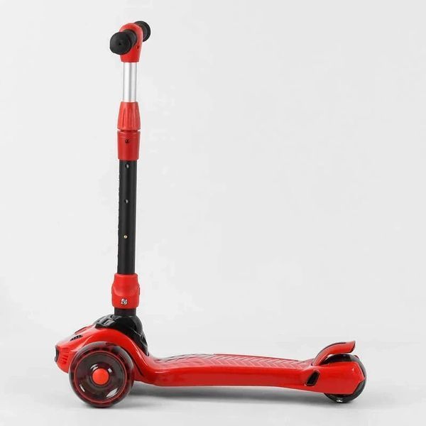 Самокат триколісний дитячий Best Scooter CR-73202 MAXI, складане кермо від 69 до 79 см, світні колеса CR-73202 фото