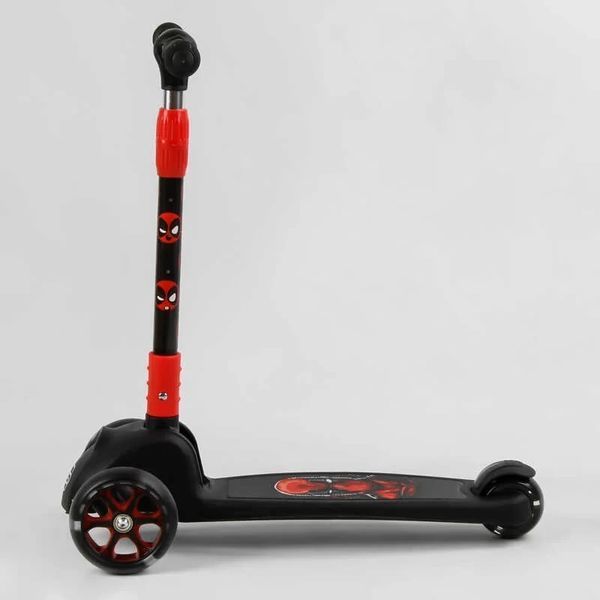 Самокат трехколесный для мальчика Best Scooter 79166, со светящимися колесами 79166 фото