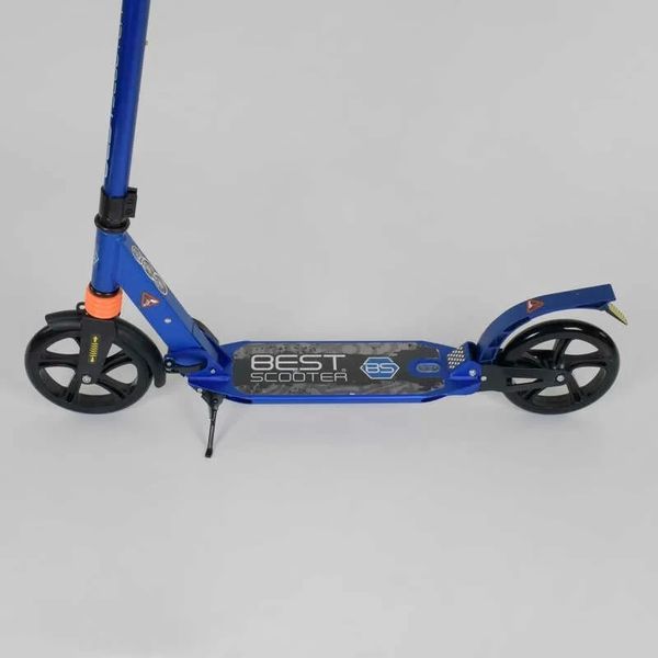 Двухколесный самокат алюминиевый 020692 Best Scooter, колеса PU - 20см, колеса PU, 2 амортизатора, до 100кг 020692 фото