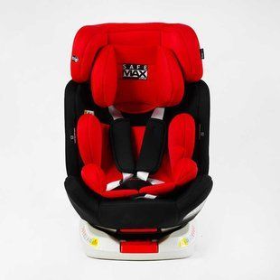 Автокрісло дитяче на каркасі 9-36 ISOFIX Joy SafeMax SF-92100 Червоне, обертається на 360 градусів SF-92100 фото