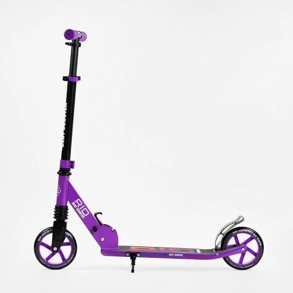 Дитячий двоколісний самокат для дівчинки "Best Scooter" R-84240, колеса PU 145 мм, передній амортизатор R-84240 фото