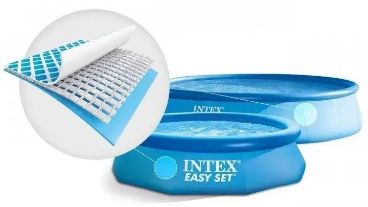 Басейн надувний 244 х 76 см Intex Easy Set 28110, сімейний, наливний басейн, 2420 л 28110 фото