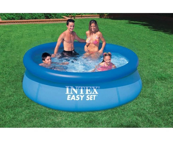 Басейн надувний 244 х 76 см Intex Easy Set 28110, сімейний, наливний басейн, 2420 л 28110 фото
