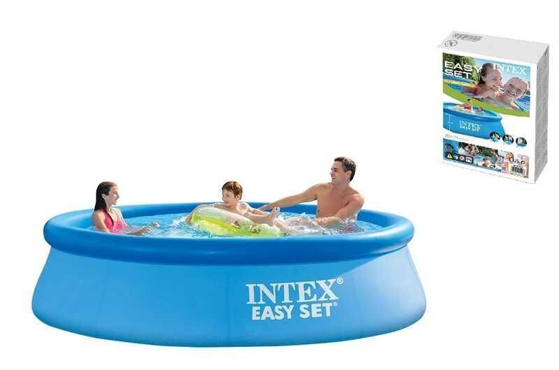 Басейн надувний 244 х 76 см Intex Easy Set 28110, сімейний, наливний басейн, 2420 л 28110 фото