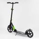 Дитячий двоколісний самокат Best Scooter 72284 Чорно-зелений, до 100 кг, колеса PU-230/215мм 72284 фото 2