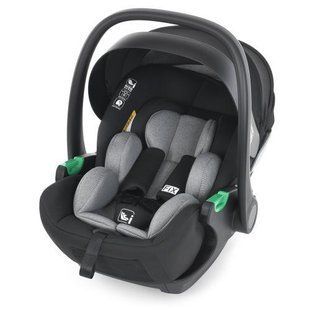 Безпечне дитяче автокрісло ME 1110 i-FIX Royal Dark Gray з сертифікатом i-Size R129 вагою лише 4,8 кг ME 1110 Jet Black фото