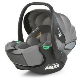 Автокрісло дитяче ME 1110 i-FIX Simply Gray для новонароджених з анатомічним вкладишем ME 1110 Jet Black фото