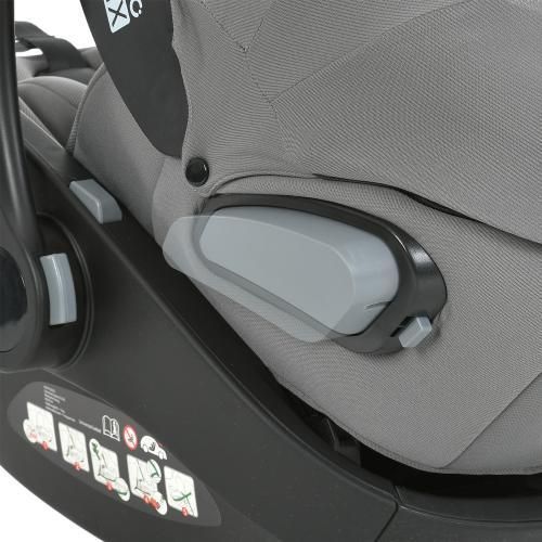 Автокрісло дитяче ME 1110 i-FIX Simply Gray для новонароджених з анатомічним вкладишем ME 1110 Jet Black фото