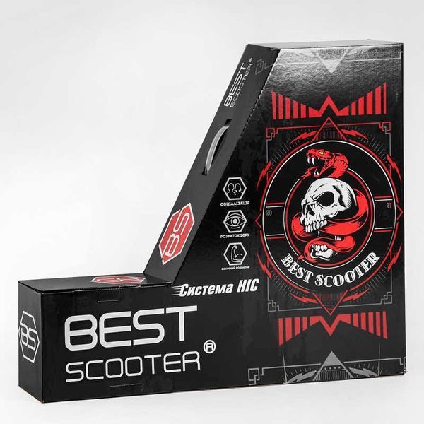 Трюковий самокат Best Scooter 85784, колеса PU 110 мм, висота 85 см, алюмінієвий диск і дека 85784 фото