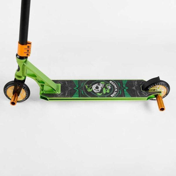 Трюковий самокат Best Scooter 85784, колеса PU 110 мм, висота 85 см, алюмінієвий диск і дека 85784 фото